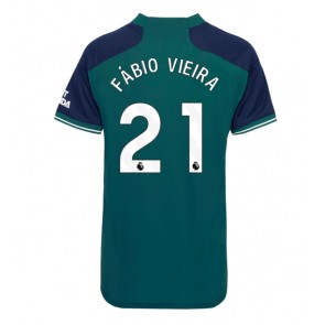 Arsenal Fabio Vieira #21 Tredje trøje Dame 2023-24 Kort ærmer